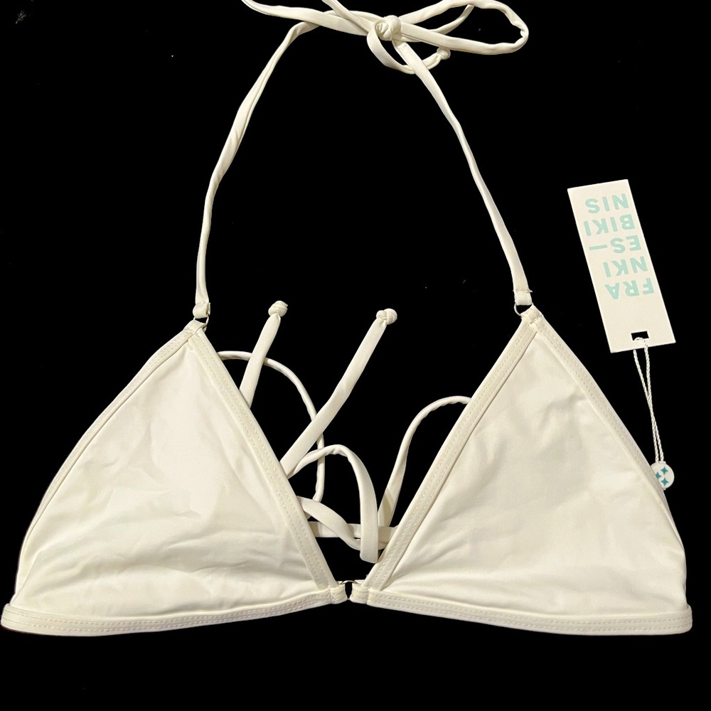 white Friankies bikini
